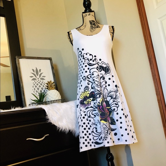 Joseph Ribkoff Dresses & Skirts - Animal/Floral/Polka Dot Print Swing Dress Joseph Ribkoff Dresses & Skirts - Animal/Floral/Polka Dot Print Swing Dress